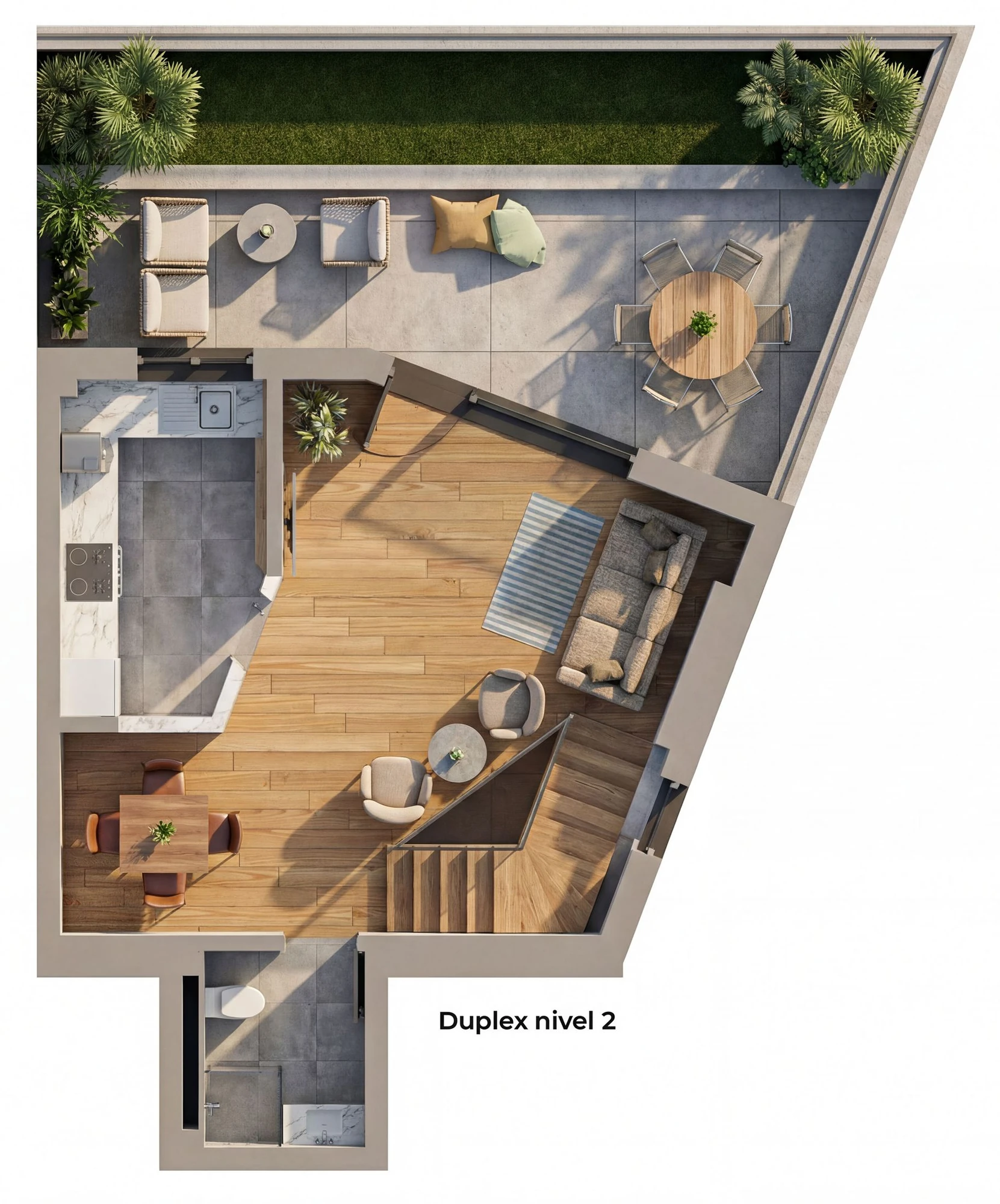 Planul nivelului 2 al duplexului